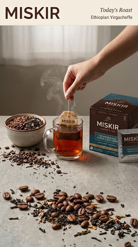 Freshly brewed coffee and tea